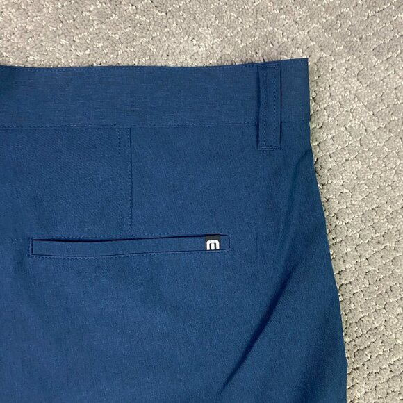NWOT Travis Mathew Beck Shorts Men's 40 Blue Stretch Golf 1MY726 - Picture 5 of 12